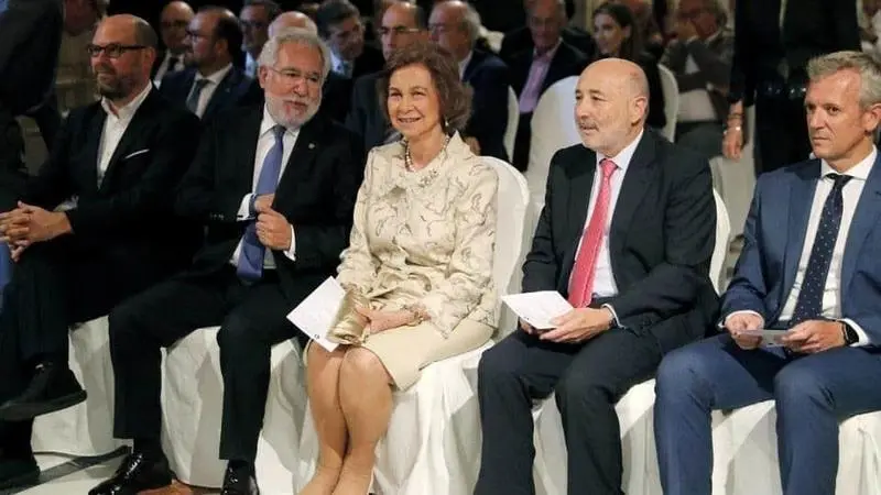 La reina Sof&iacute;a en su visita a Santiago de Compostela (Lavandeira Jr. EFE)