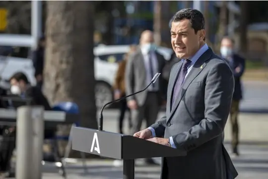  Juanma Moreno, presidente de la Junta en sus declaraciones. 