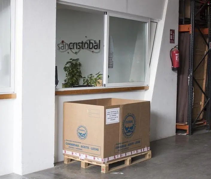  Caja Recogida de Alimentos en el Pol&iacute;gono Amargacena 