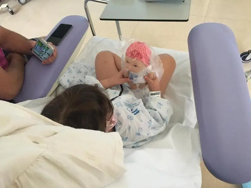  Los ni&ntilde;os tambi&eacute;n han recibido un baby pel&oacute;n 