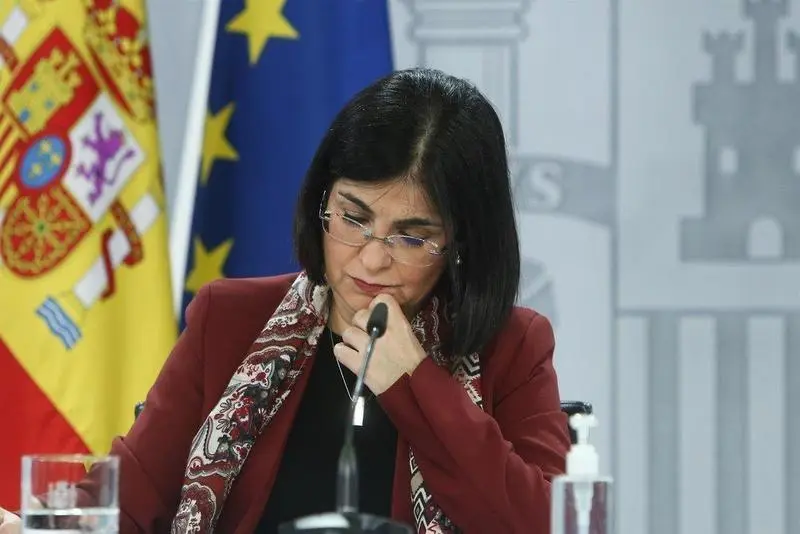  La ministra de Sanidad, Carolina Darias, ofrece una rueda de prensa tras la reuni&oacute;n del Consejo Interterritorial del Sistema Nacional de Salud, en Madrid (Espa&ntilde;a), a 3 de marzo de 2021. Seg&uacute;n ha informado Darias, este fin de semana van a llegar a Espa&ntilde;a 5 - EUROPA PRESS/R.Rubio.POOL - Europa Press 