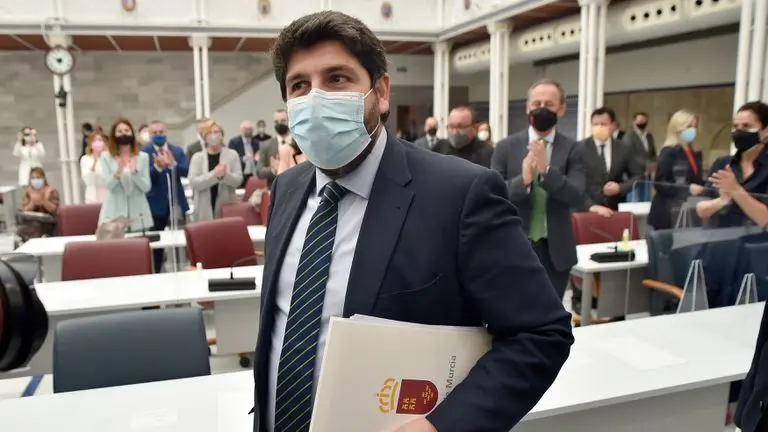  Presidente de la Comunidad Aut&oacute;noma de Murcia, Fernando L&oacute;pez Miras. // Twitter 