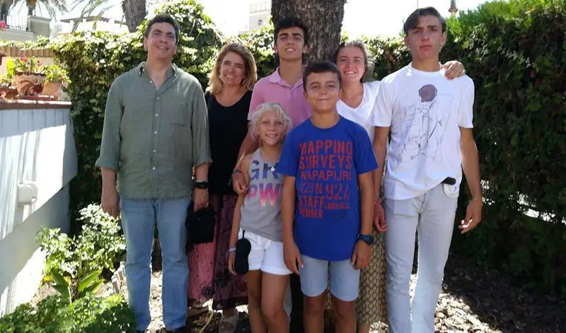  Familia. Imagen de archivo 