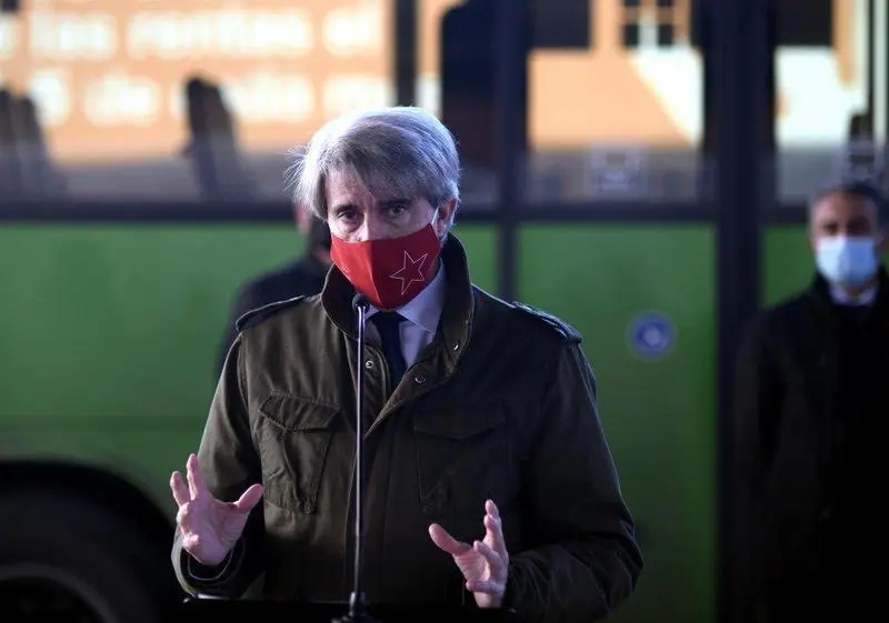  Archivo - El consejero de Transportes, Movilidad e Infraestructuras de la Comunidad de Madrid, &Aacute;ngel Garrido. - &Oacute;scar Ca&ntilde;as - Europa Press - Archivo 