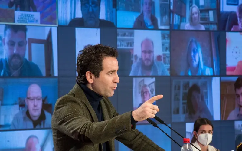  El secretario general del PP, Teodoro Garc&iacute;a Egea, en el congreso del PP de Sevilla - PP 