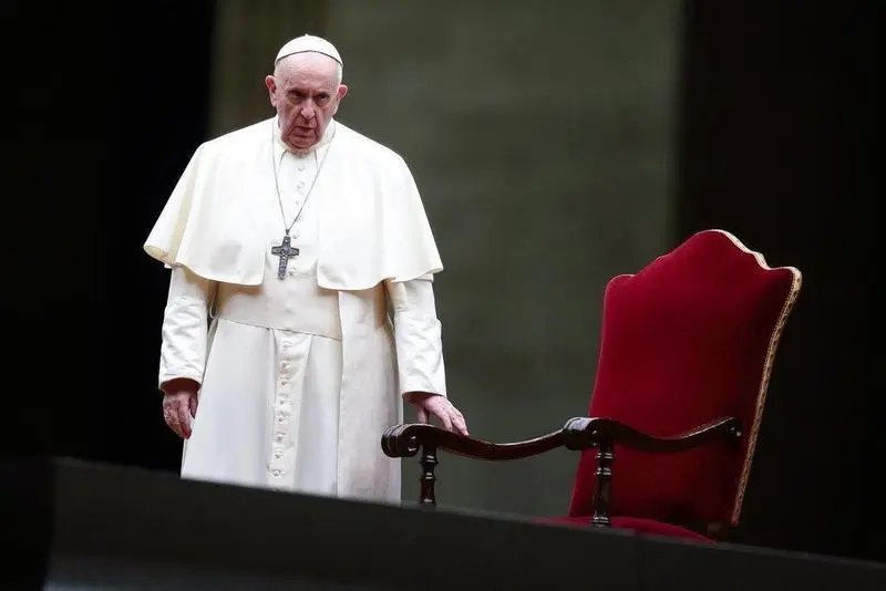  El Papa presidiendo el &uacute;ltimo Via Crucis - Evandro Inetti/ZUMA Wire/dpa 