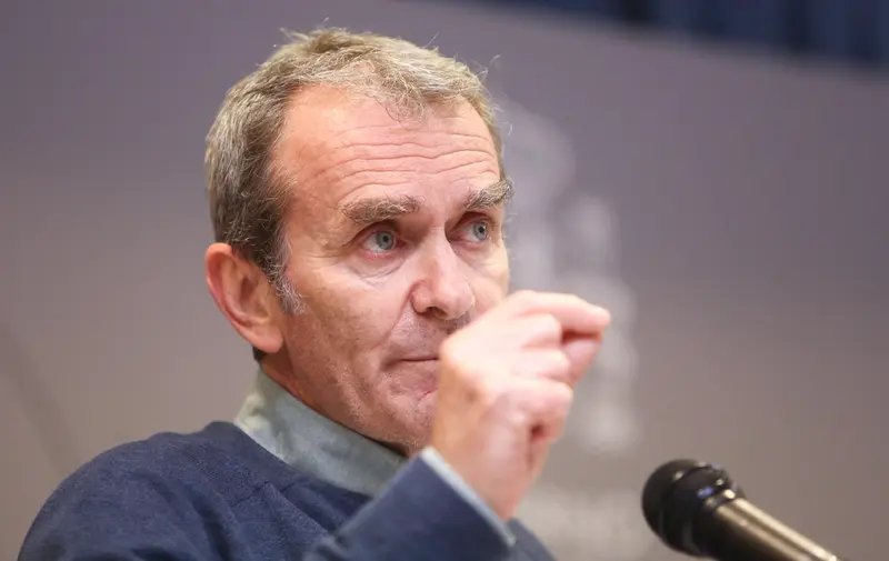  El director del Centro de Coordinaci&oacute;n de Alertas y Emergencias Sanitarias (CCAES), Fernando Sim&oacute;n, ofrece una rueda de prensa para informar sobre el estado de la pandemia por COVID-19, en Madrid (Espa&ntilde;a), a 1 de marzo de 2021. - EUROPA PRESS/R.Rubio.POOL - Europa Press 