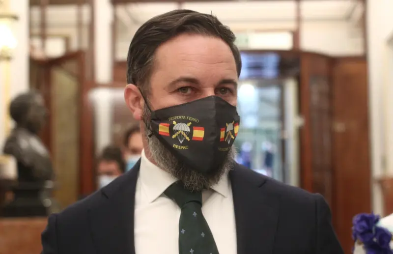  El l&iacute;der de Vox, Santiago Abascal, a su llegada a la primera sesi&oacute;n de control al Gobierno en el Congreso, en Madrid (Espa&ntilde;a) a 9 de septiembre de 2020. El Gobierno contesta preguntas, entre otras, sobre el coronavirus o sobre los gastos de seguridad del - EUROPA PRESS/E. Parra. POOL - Europa Press 