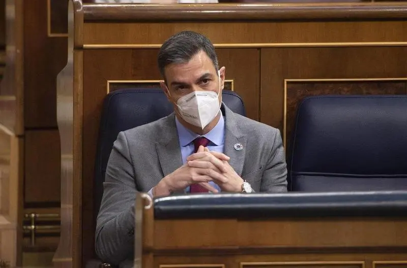  El presidente del Gobierno, Pedro S&aacute;nchez, durante una sesi&oacute;n plenaria en el Congreso - EUROPA PRESS/A.Ortega.POOL - Europa Press 