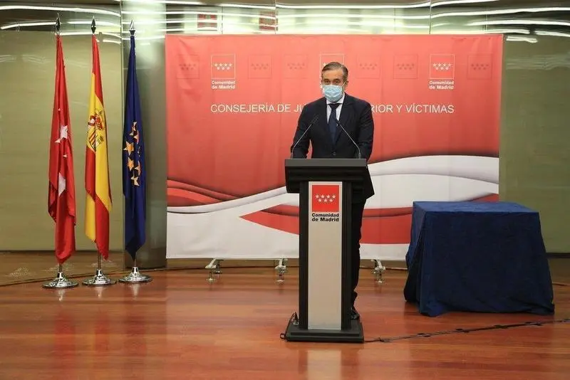  Enrique L&oacute;pez, consejero de Justicia, Interior y V&iacute;ctimas de la Comunidad de Madrid. // EP 
