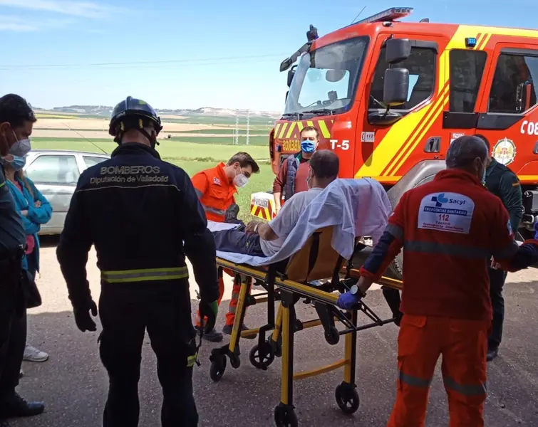  Evacuado en Villalar de los Comuneros. - BOMBEROS DIPUTACI&Oacute;N 