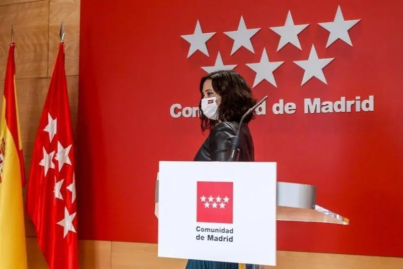  La presidenta de la Comunidad de Madrid y candidata a la reelecci&oacute;n, Isabel D&iacute;az Ayuso - EUROPA PRESS 