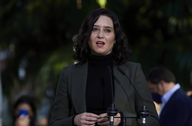  La presidenta de la Comunidad de Madrid y candidata a la reelecci&oacute;n, Isabel D&iacute;az Ayuso. - Jes&uacute;s Hell&iacute;n - Europa Press 