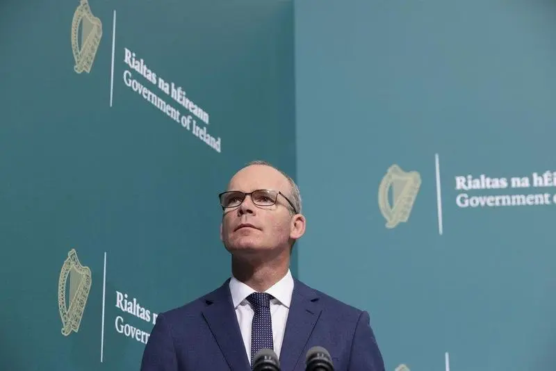  Archivo - El ministro de Exteriores de Irlanda, Simon Coveney 