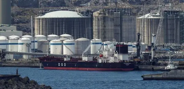  El buque Stavenger Pearl en el puerto de Bilbao. EFE 