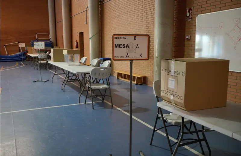  mesas electorales en la Comunidad de Madrid 