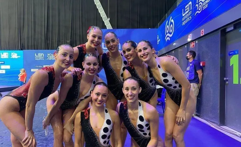  Equipo de nataci&oacute;n sincronizada espa&ntilde;ola 