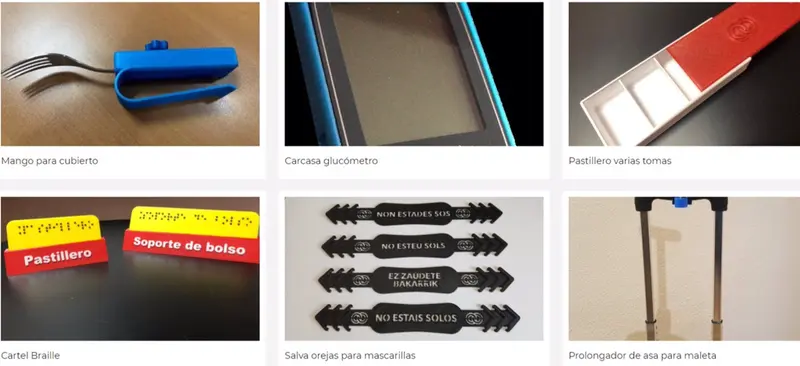  Productos en 3D para personasa con discapacidad. - FUNDACI&Oacute;N ONCE 