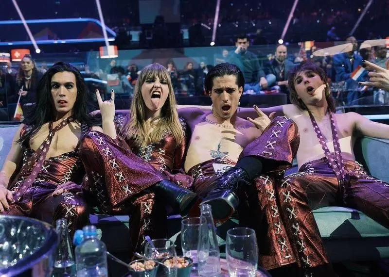 Italia, ganadora de Eurovisi&oacute;n, visto en Twitter: @thisismaneskin 