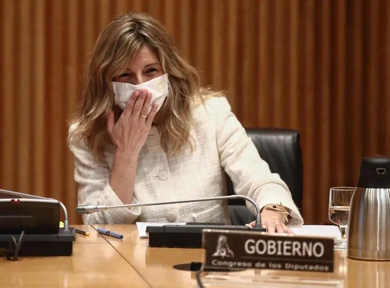  La ministra de Trabajo y Econom&iacute;a Social, Yolanda D&iacute;az 