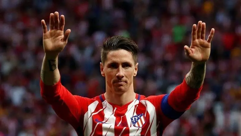  Fernando Torres, en su despedida del Atl&eacute;tico de Madrid/ Imagen: Reuters 