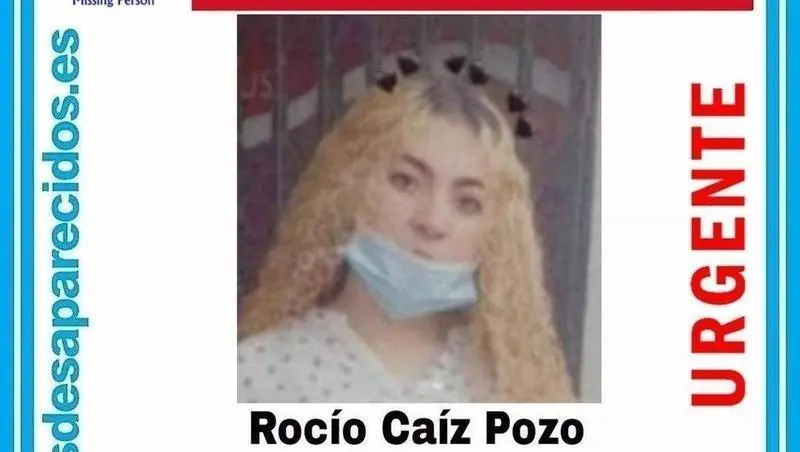  Cartel de b&uacute;squeda de la joven desaparecida - SOS DESAPARECIDOS 