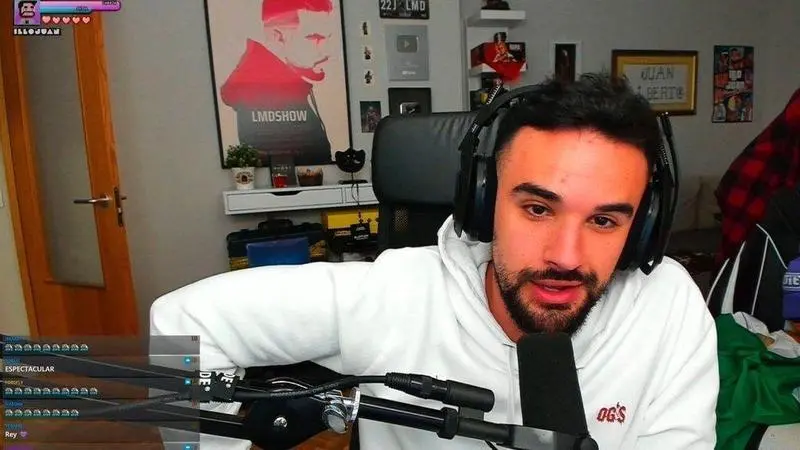  El streamer IlloJuan en Twitch. Twitter. 