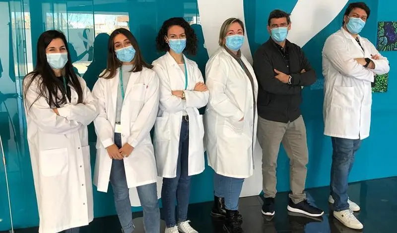  El equipo de investigaci&oacute;n que lidera el doctor Francisco Mart&iacute;n. 