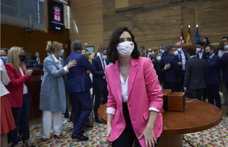  La presidenta de la Comunidad de Madrid, Isabel D&iacute;az Ayuso. - Jes&uacute;s Hell&iacute;n - Europa Press 