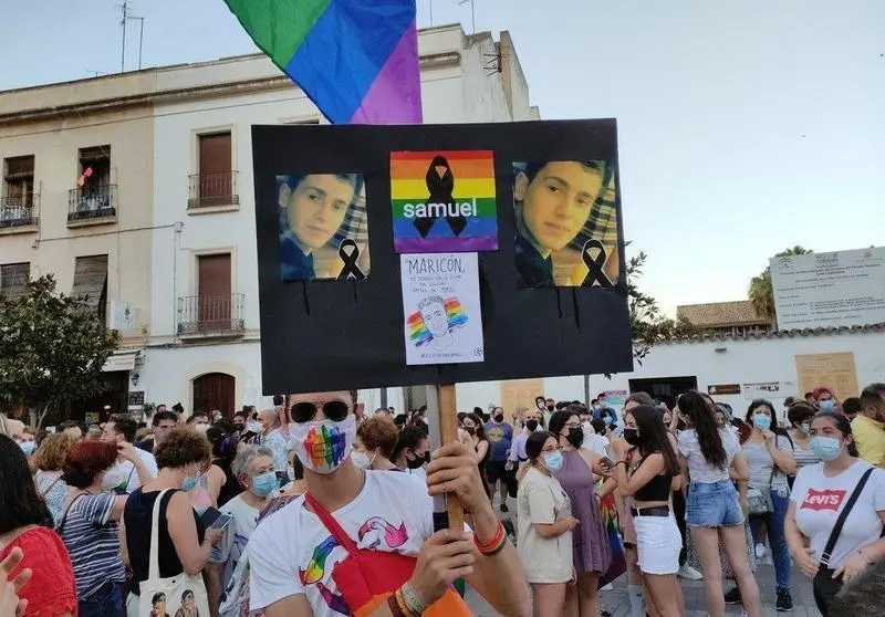  Manifestaci&oacute;n en C&oacute;rdoba por Samuel Luiz. Twitter, 