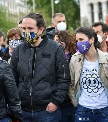  Pablo Iglesias e Irene Montero 
