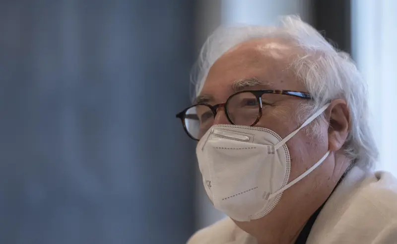  El ministro de Universidades, Manuel Castells, en una entrevista para Europa Press en la sede del Ministerio de Universidades, en Madrid - Alberto Ortega - Europa Press 