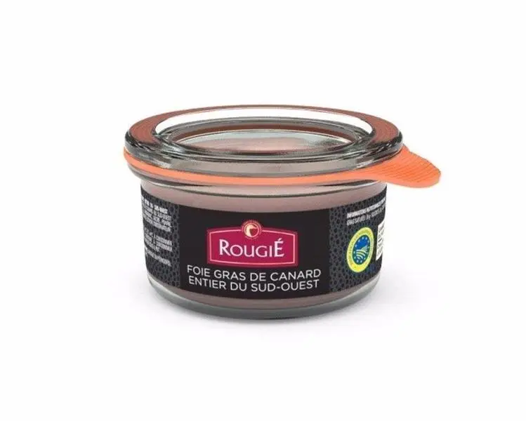  Foie gras de canard entier du sud ouest de la marca ROUGIE. - EP 