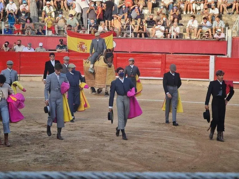  Inicio de la corrida en Inca. Fundaci&oacute;n Toro Lidia. 