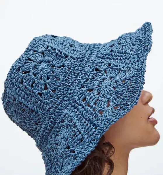  Gorro de crochet. 