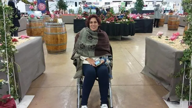  Merchi, la joven gallega con atrofia muscular. - Twitter 