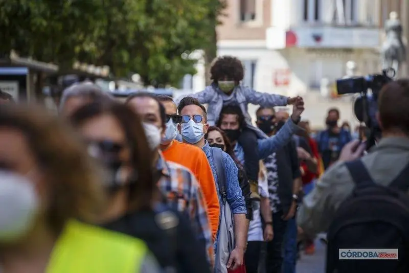  Manifestaci&oacute;n de los trabajadores del sector de espect&aacute;culos. / Jos&eacute; Le&oacute;n. 