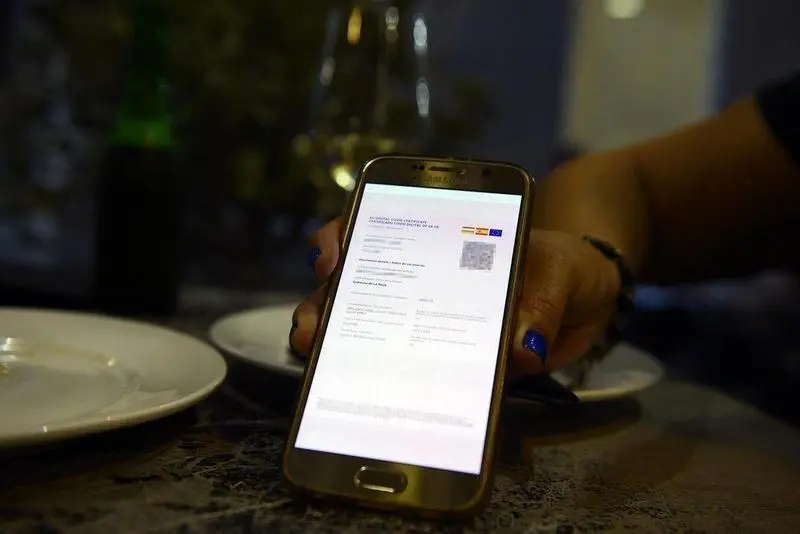  Certificado digital de vacunaci&oacute;n. - Rosa Veiga - Europa Press 