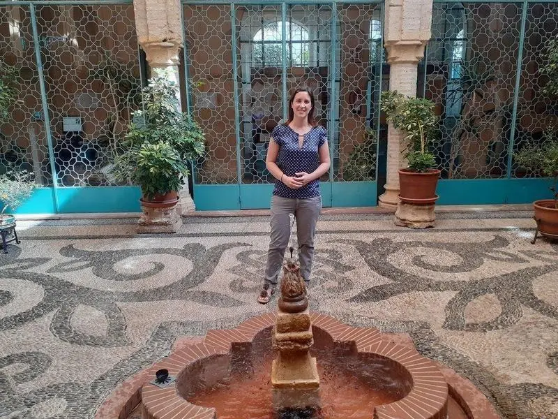  La delegada de Fomento, Cristina Casanueva, esta ma&ntilde;ana en la Delegaci&oacute;n del Gobierno.- Obtenido de la Junta de Andaluc&iacute;a 