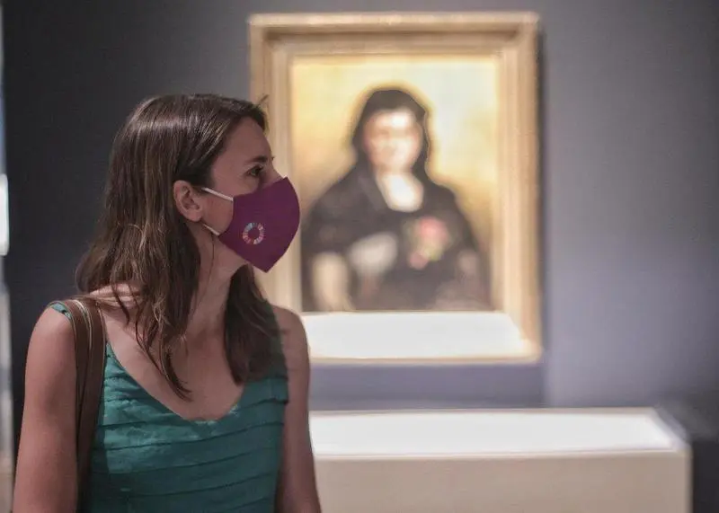  La ministra de Igualdad, Irene Montero, durante su visita a la exposici&oacute;n 'Emilia Pardo Baz&aacute;n. El reto de la modernidad', en la Biblioteca Nacional de Espa&ntilde;a, a 8 de julio de 2021, en Madrid (Espa&ntilde;a). La exposici&oacute;n recorre la vida y obra de la figura de E - Eduardo Parra - Europa Press 