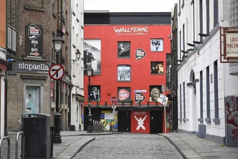  Las calles vac&iacute;as de Irlanda 