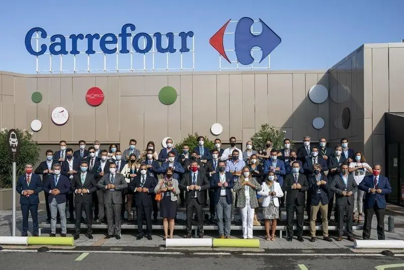  Foto prensa Firma pacto transici&oacute;n alimentaria Carrefour 
