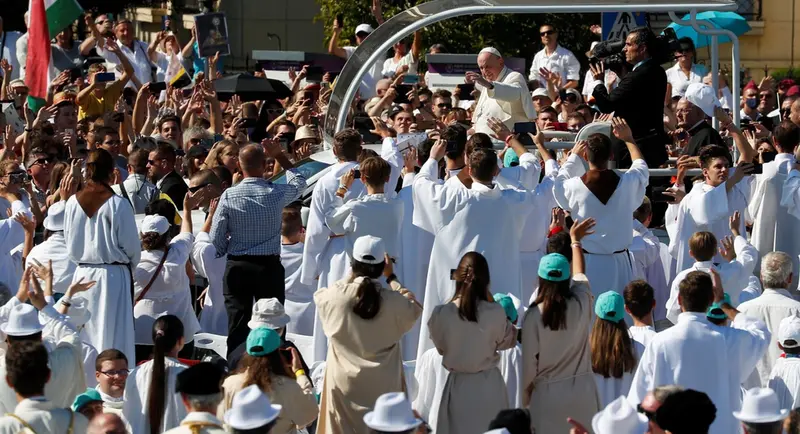  El Papa Francisco durante su visita 