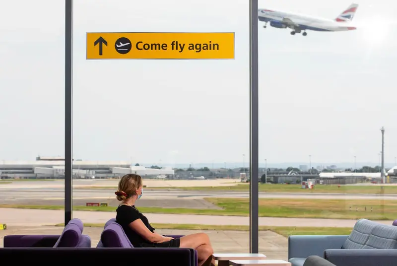  Archivo - Un avi&oacute;n despega del aeropuerto de Heathrow - David Parry/PA Wire/dpa - Archivo 