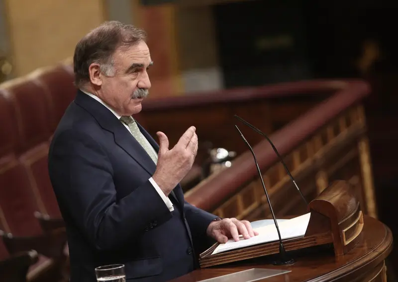  Archivo - El portavoz de Defensa del PP, Fernando Adolfo Guti&eacute;rrez D&iacute;az de Otazu, interviene durante la sesi&oacute;n plenaria celebrada en el Congreso - EUROPA PRESS/E. Parra. POOL - Europa Press 