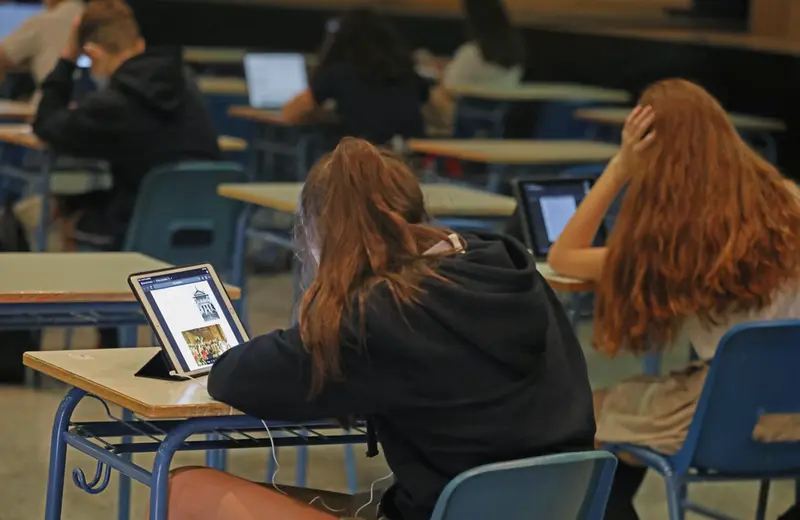 <p> Archivo - Aula de un colegio de Madrid - Marta Fern&aacute;ndez Jara - Europa Press - Archivo </p>