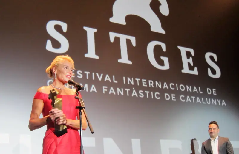 <p> La actriz Bel&eacute;n Rueda recibe el Gran Premio Honor&iacute;fico del Festival de cine de Sitges - EUROPA PRESS </p>