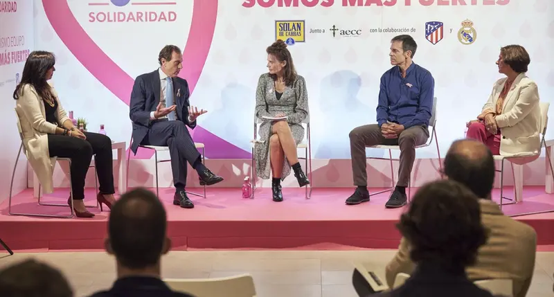 <p> Butrague&ntilde;o y Solaz&aacute;bal, en el evento del AECC - AECC </p>