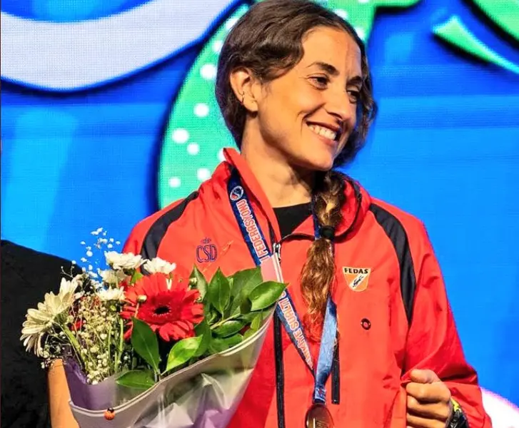 <p> Isabel S&aacute;nchez-Ar&aacute;n. Fuente: Twitter </p>