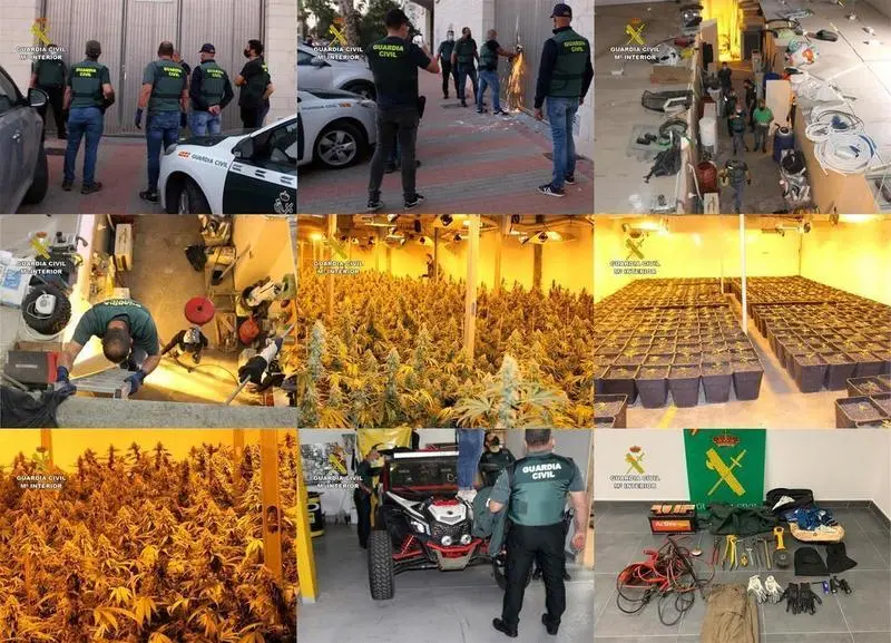 <p> Im&aacute;genes de la 'Operaci&oacute;n Motard' - GUARDIA CIVIL </p>